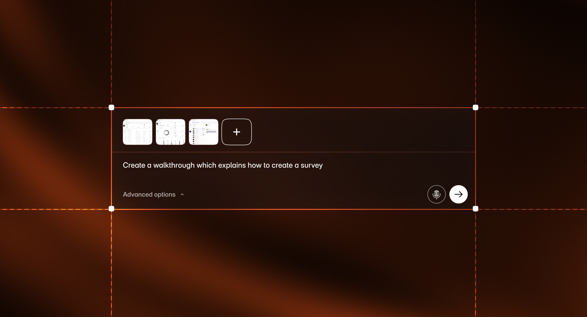 Introducing Create with Agent – Turn Content into Interactive Demos