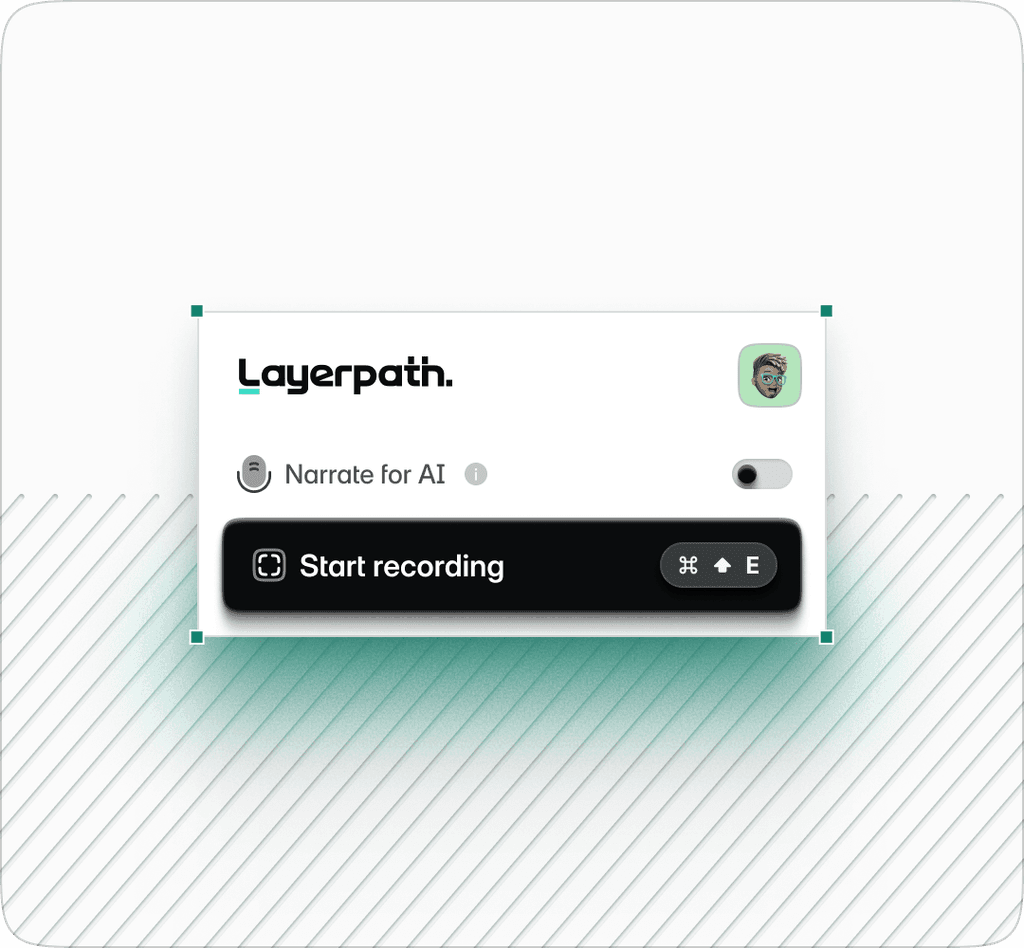 Start recording in one click